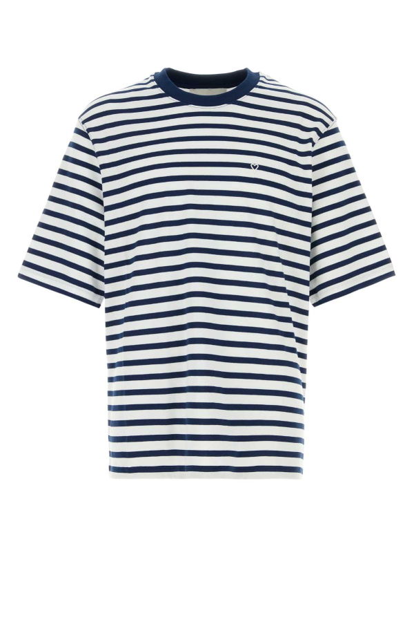 Ami Alexandre Mattiussi Embroidered Cotton Oversize T-Shirt - Encreblanc