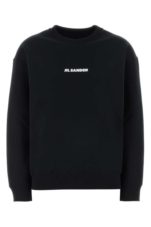 Jil Sander Cotton Sweatshirt - Black
