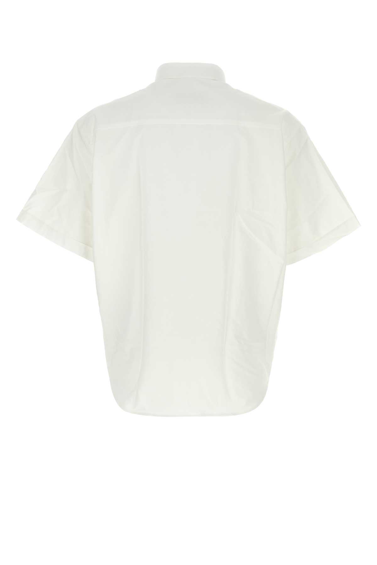 Ami Alexandre Mattiussi Quota Boxy Short Sleeve Shirt With Button - Blancnaturel - Image 2 of 2