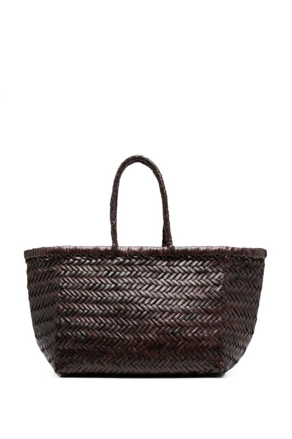 Dragon Diffusion Bamboo Triple Jump Small Handbag - Brown