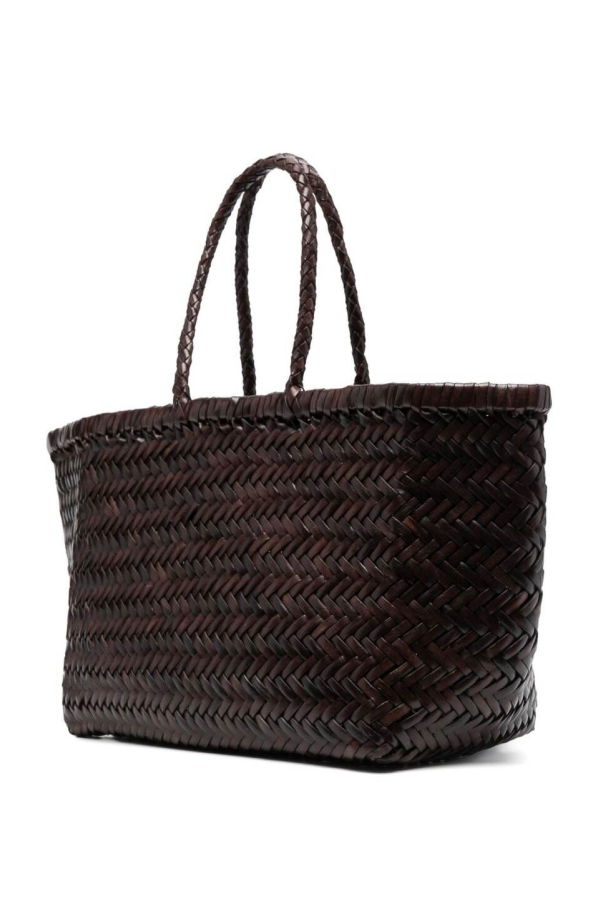 Dragon Diffusion Bamboo Triple Jump Small Handbag - Brown