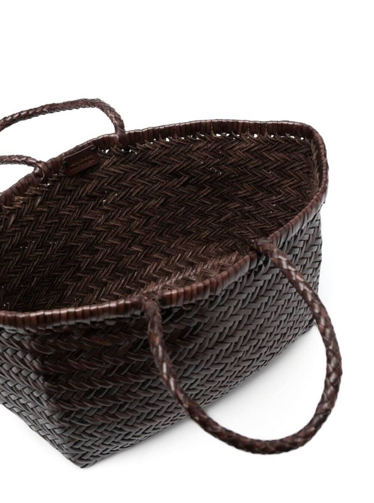 Dragon Diffusion Bamboo Triple Jump Small Handbag - Brown | Garmentory