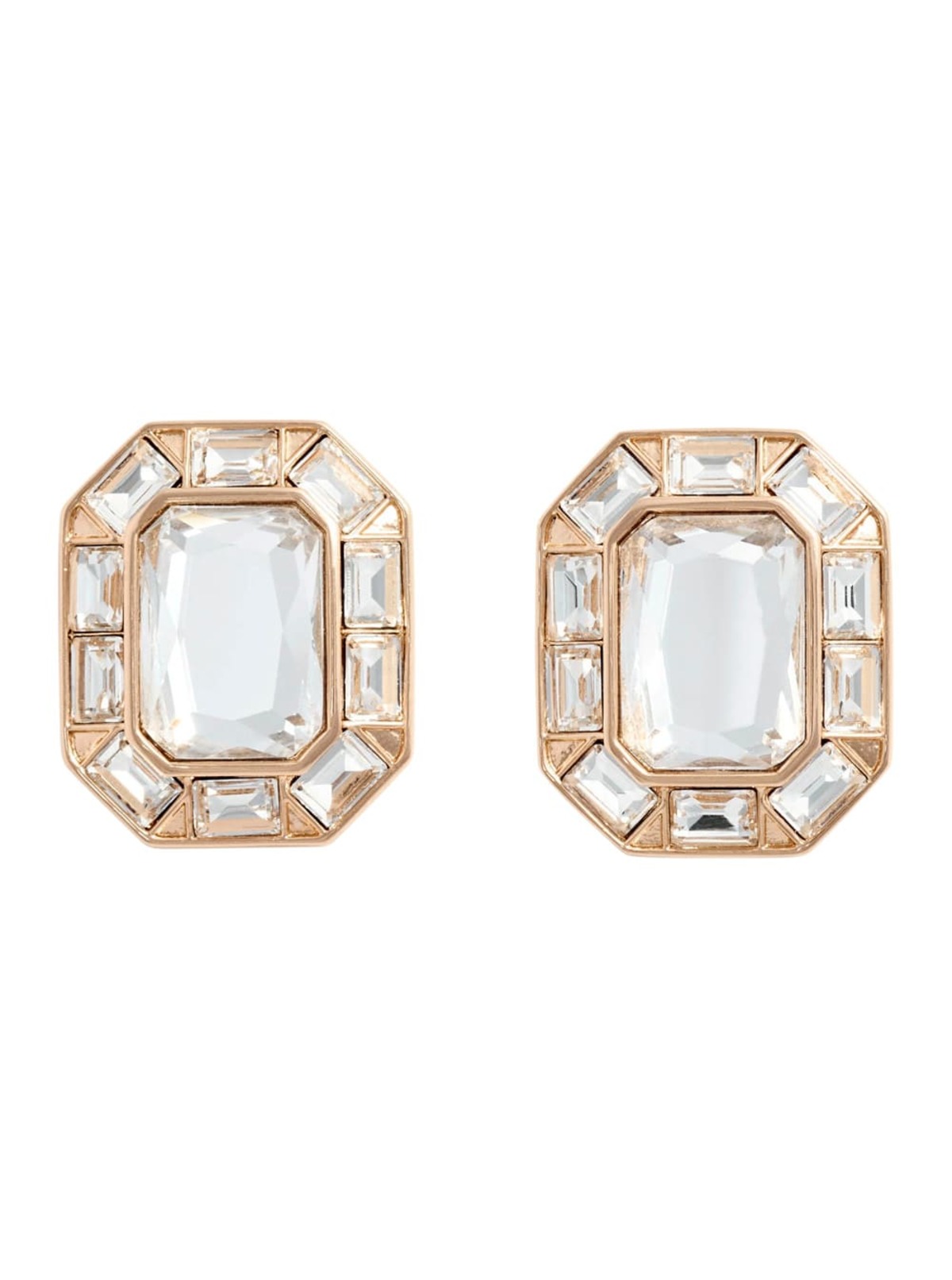 Self-Portrait Gold Crystal Earrings - Image 1 of 2