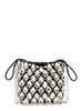 Self-Portrait Silver Crystal Chainmail Mini Bag - Metallic - Thumbnail 1