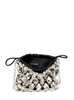 Self-Portrait Silver Crystal Chainmail Mini Bag - Metallic - Thumbnail 3