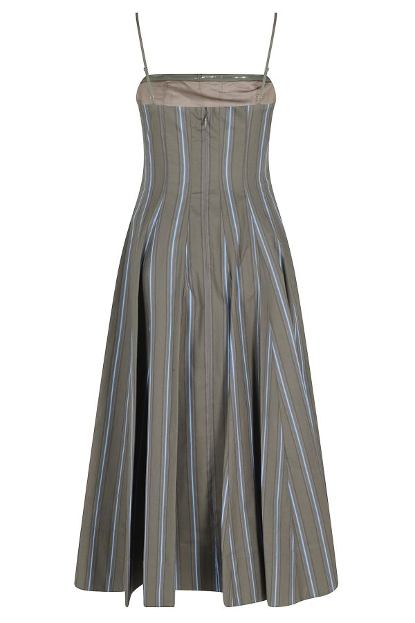 Staud Wylie Dress - Huntington Stripe