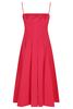 Staud Wylie Midi Dress - Cherry - Thumbnail 2