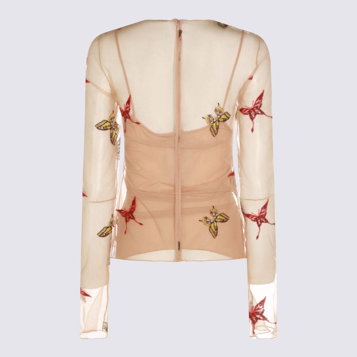 Blumarine Top - Camel/Multi - Image 2 of 5