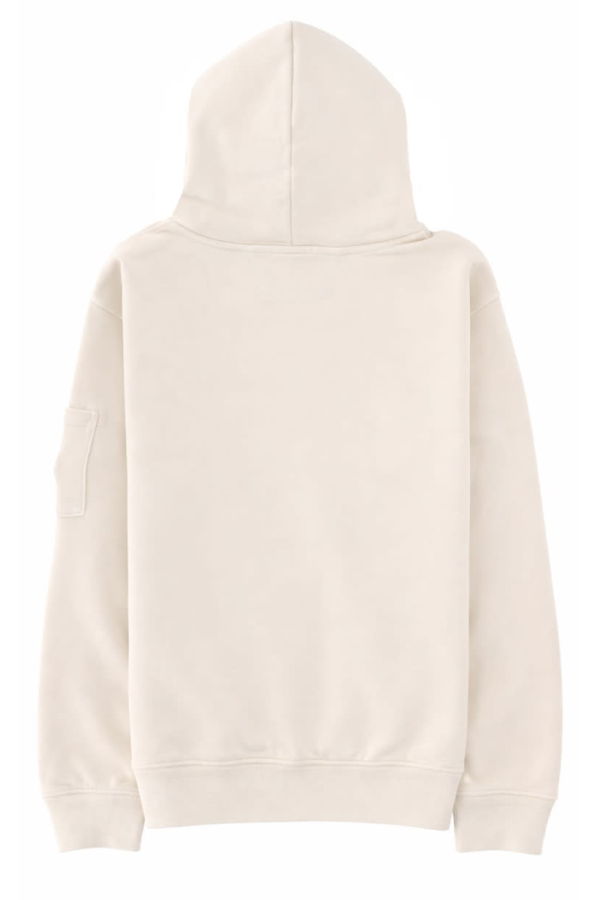 C.P. Company Felpa Con Cappuccio - Ivory