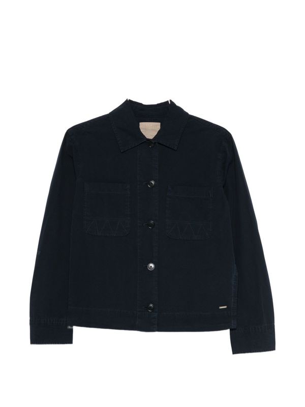 Woolrich Cotton Overshirt - Blue