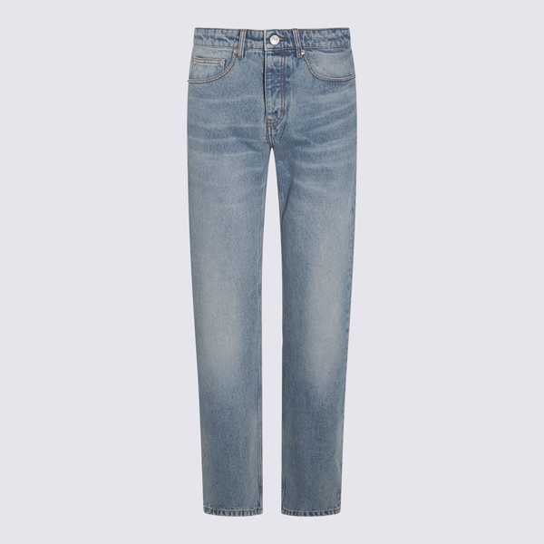 Ami Alexandre Mattiussi Cotton Denim Jeans - Blue Ami Alexandre Mattiussi Cotton Denim Jeans - Blue