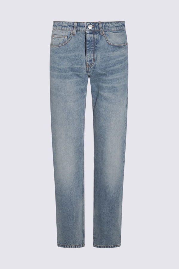 Ami Alexandre Mattiussi Cotton Denim Jeans - Blue