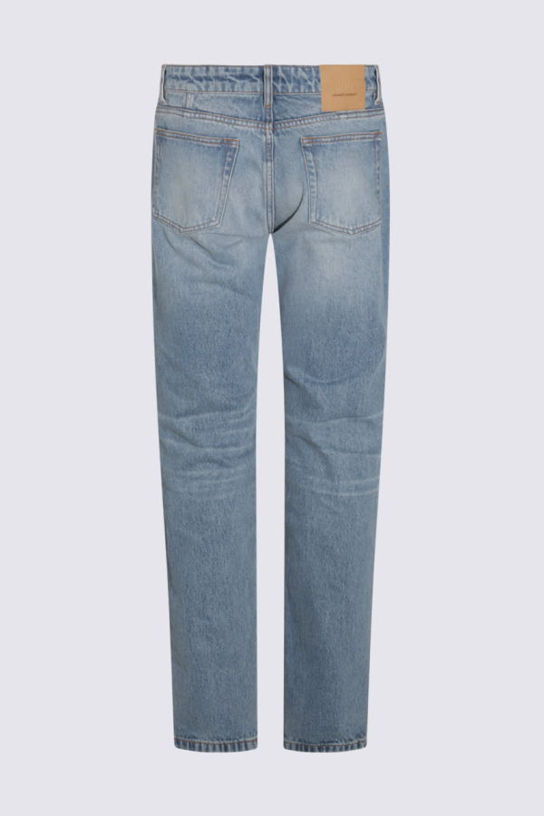 Ami Alexandre Mattiussi Cotton Denim Jeans - Blue