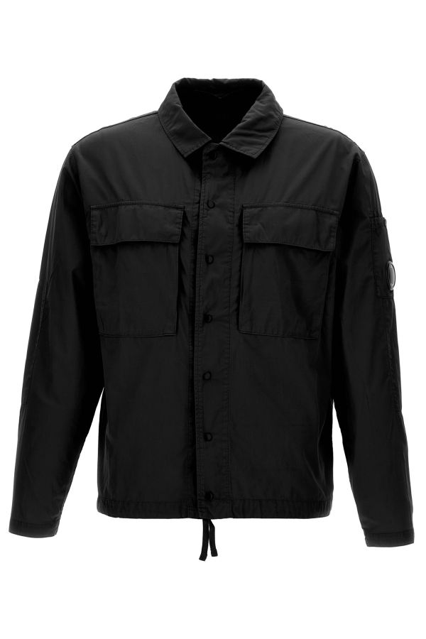 C.P. Company Rip-Stop Overshirt - Black