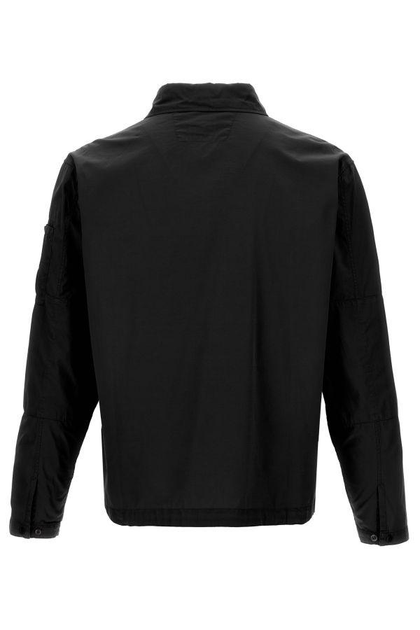 C.P. Company Rip-Stop Overshirt - Black