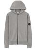 C.P. Company Felpa Con Cappuccio Hoodie - Gray - Thumbnail 1