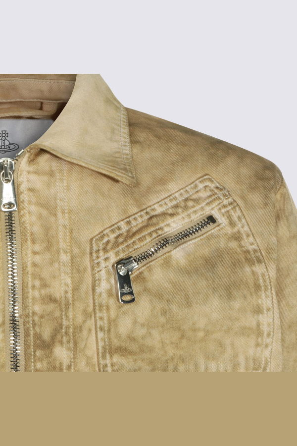 Vivienne Westwood Green Cotton Casual Jacket