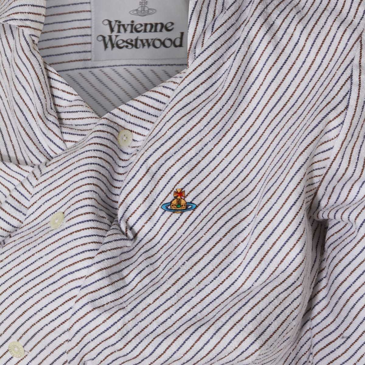 Vivienne Westwood Cotton Shirt - Blue/Brown - Image 3 of 4