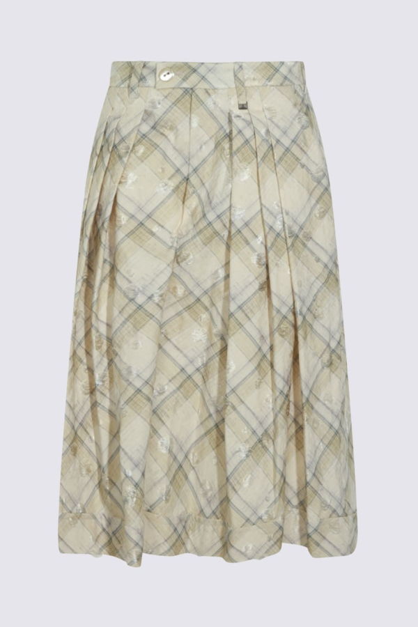 Vivienne Westwood Beige Cotton Skirt