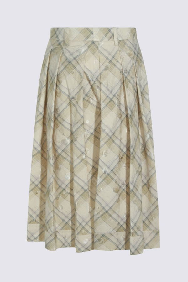Vivienne Westwood Beige Cotton Skirt