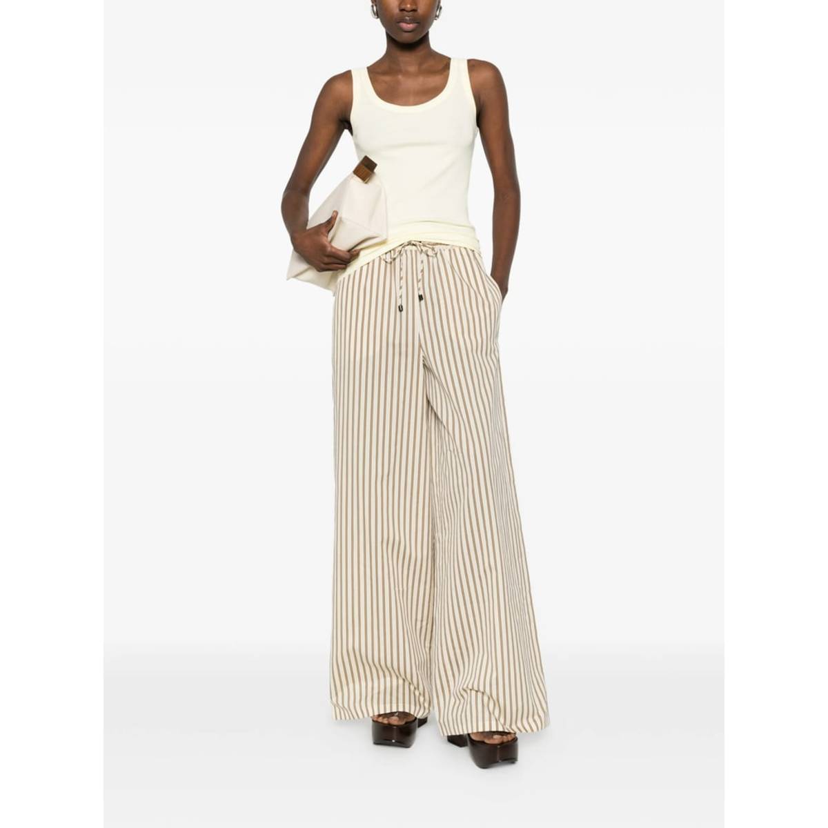 Fabiana Filippi T-Shirt Tank Top - Yellow - Image 2 of 5