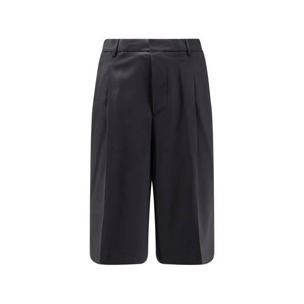 Ami Alexandre Mattiussi Tailored Pleated Shorts - Black Ami Alexandre Mattiussi Tailored Pleated Shorts - Black