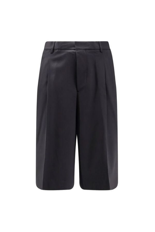 Ami Alexandre Mattiussi Tailored Pleated Shorts - Black