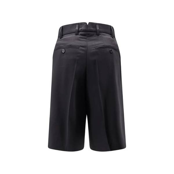 Ami Alexandre Mattiussi Tailored Pleated Shorts - Black