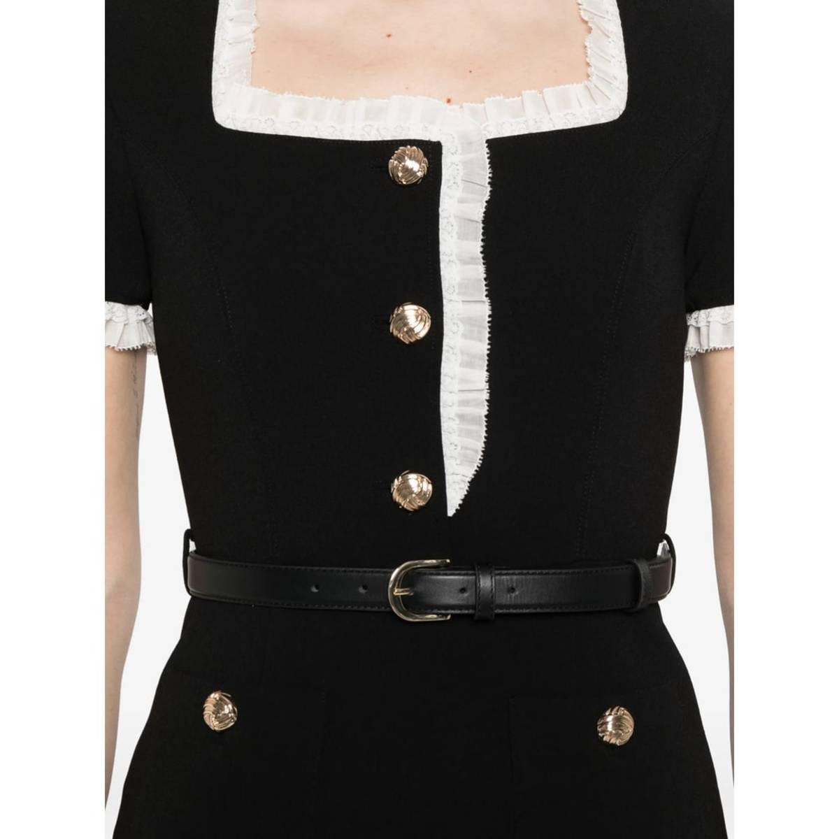 Self-Portrait Dress - Black - Image 3 of 5