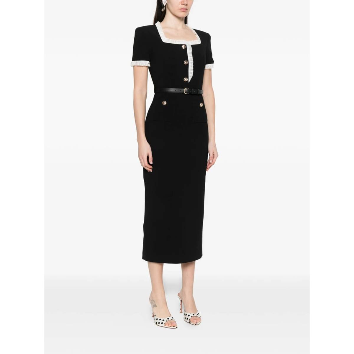 Self-Portrait Dress - Black - Image 5 of 5