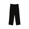 Ann Demeulemeester Side Drawstring Straight Leg Pants - Black - Thumbnail 1