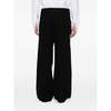 Ann Demeulemeester Side Drawstring Straight Leg Pants - Black - Thumbnail 5