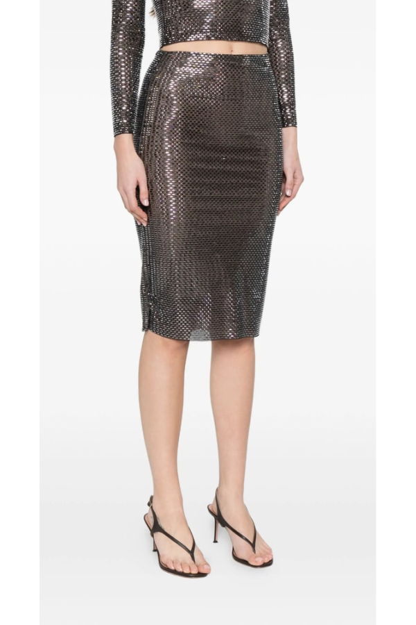 Self-Portrait Skirt - Black