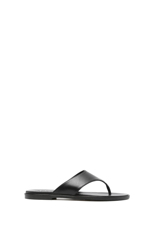 aeydē Thong Strap Boots - Black