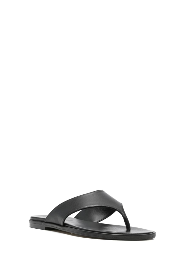 aeydē Thong Strap Boots - Black