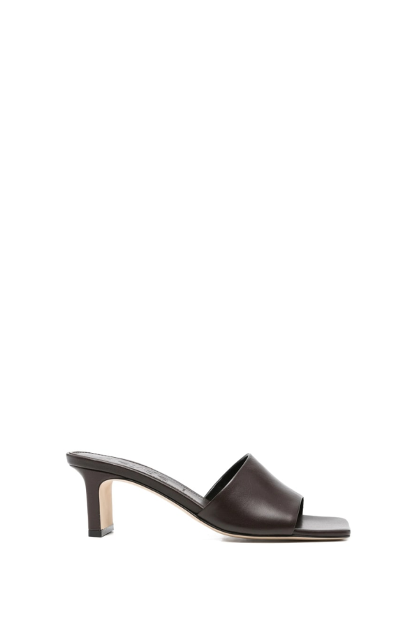 aeydē Square Toe Slip-On Boots - Brown