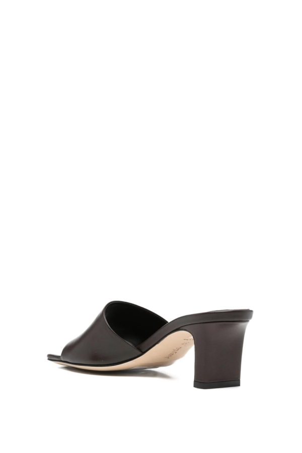 aeydē Square Toe Slip-On Boots - Brown