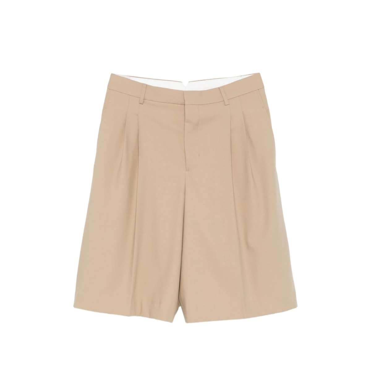 Ami Alexandre Mattiussi Short Shorts - Taupe Beige - Image 1 of 5