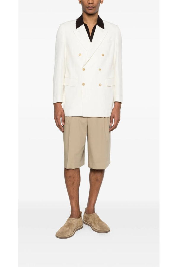 Ami Alexandre Mattiussi Short Shorts - Taupe Beige