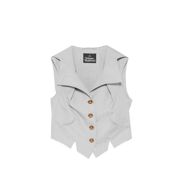 Vivienne Westwood Waistcoat - Grey/White