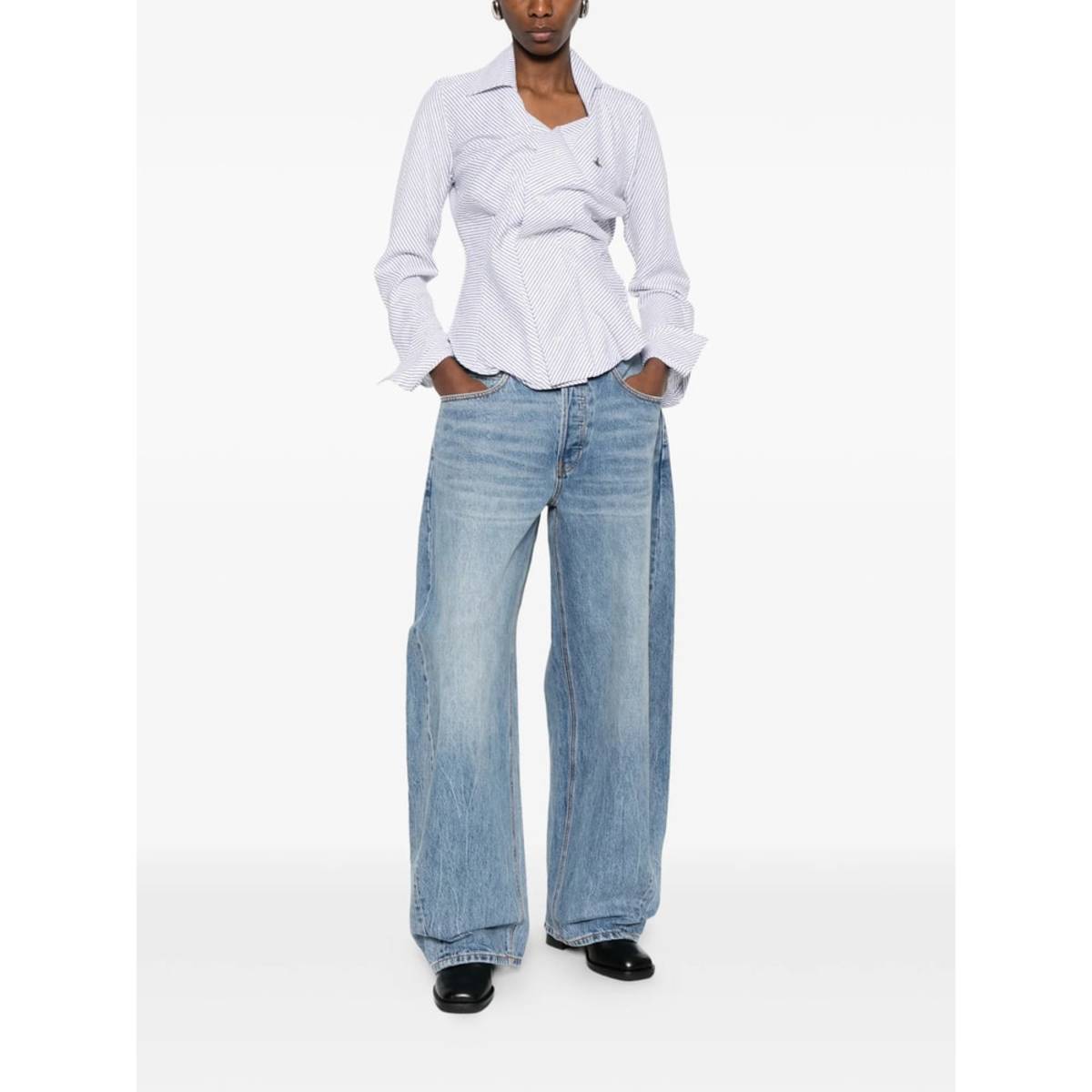 Vivienne Westwood Shirt - White/Blue - Image 2 of 5