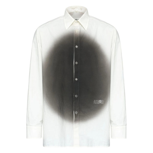 MM6 Maison Margiela Graphic Print Shirt - White