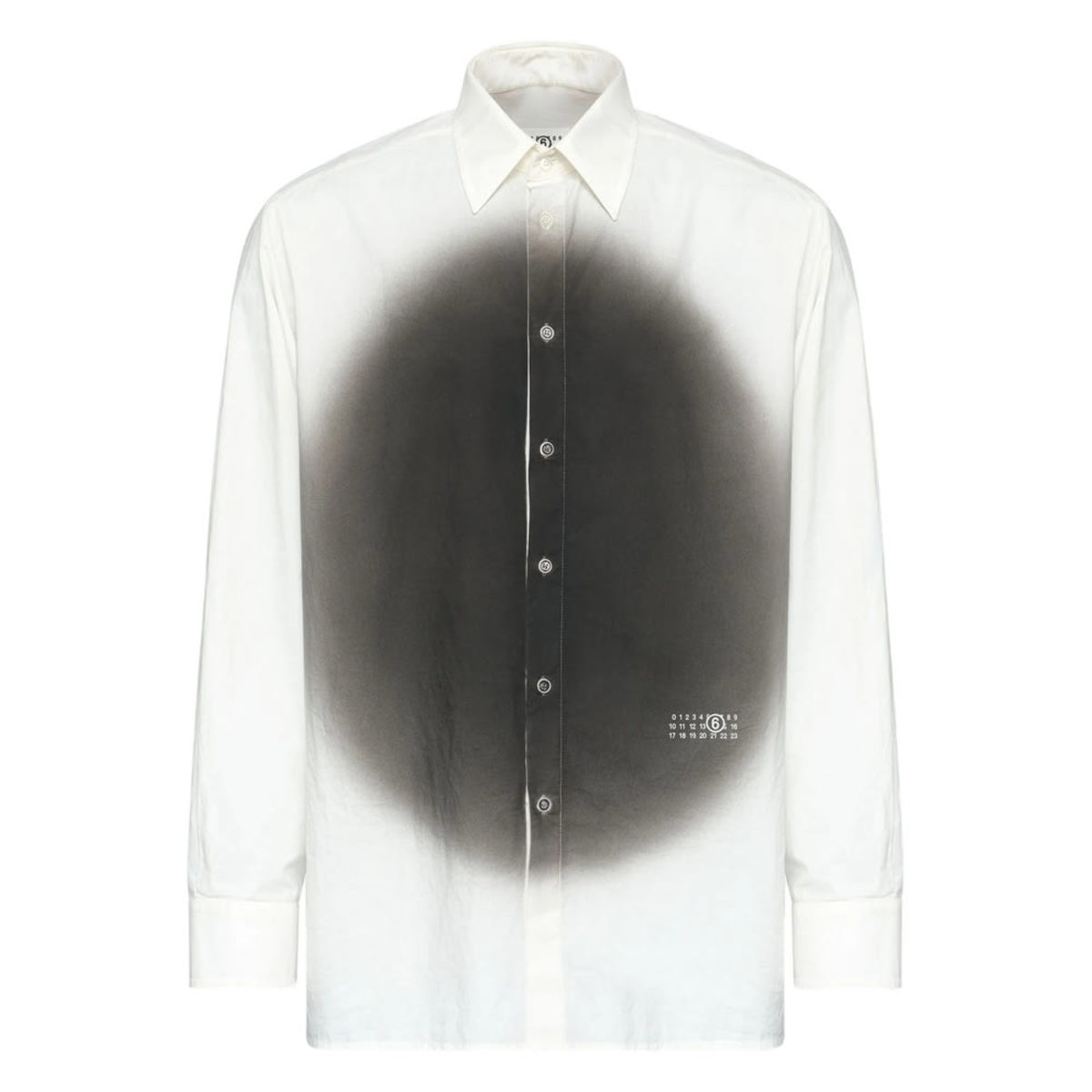 MM6 Maison Margiela Graphic Print Shirt - White - Image 1 of 5