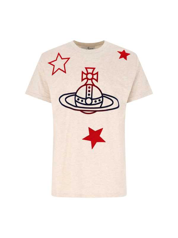 Vivienne Westwood Orb T-Shirt - Beige Vivienne Westwood Orb T-Shirt - Beige