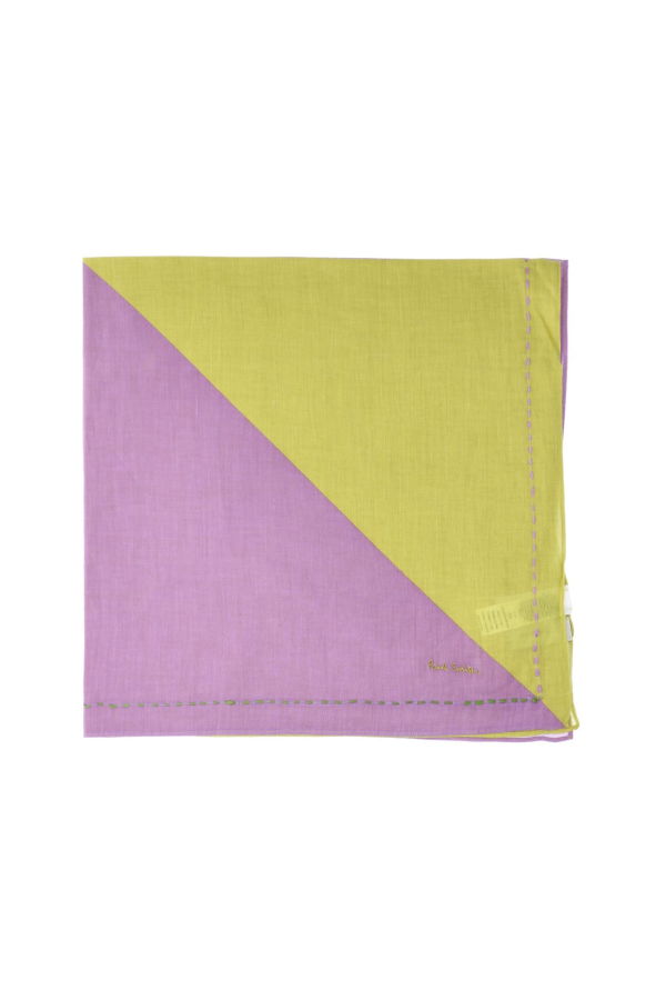 PAUL SMITH Cotton Scarf - Yellow