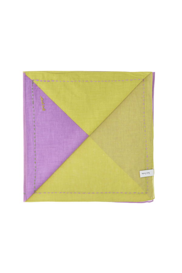 PAUL SMITH Cotton Scarf - Yellow