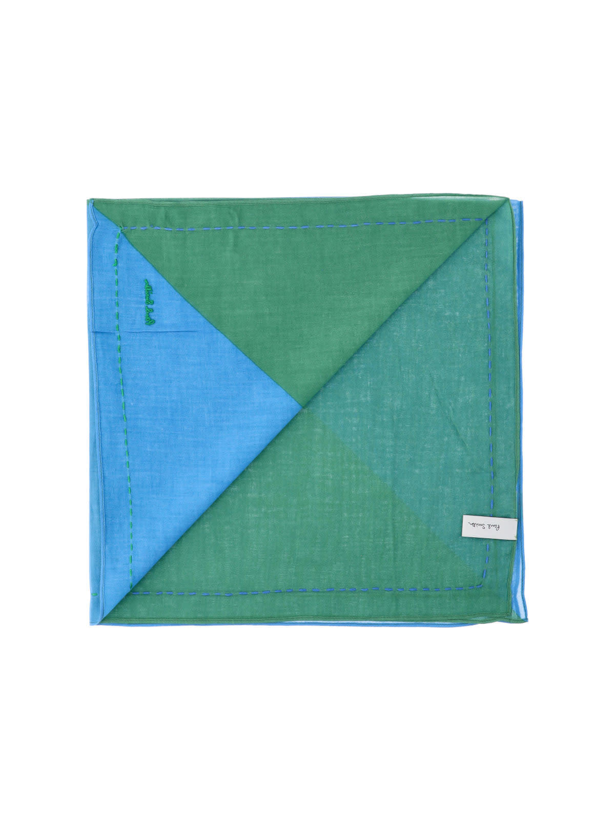 PAUL SMITH Cotton Scarf - Green - Image 2 of 3