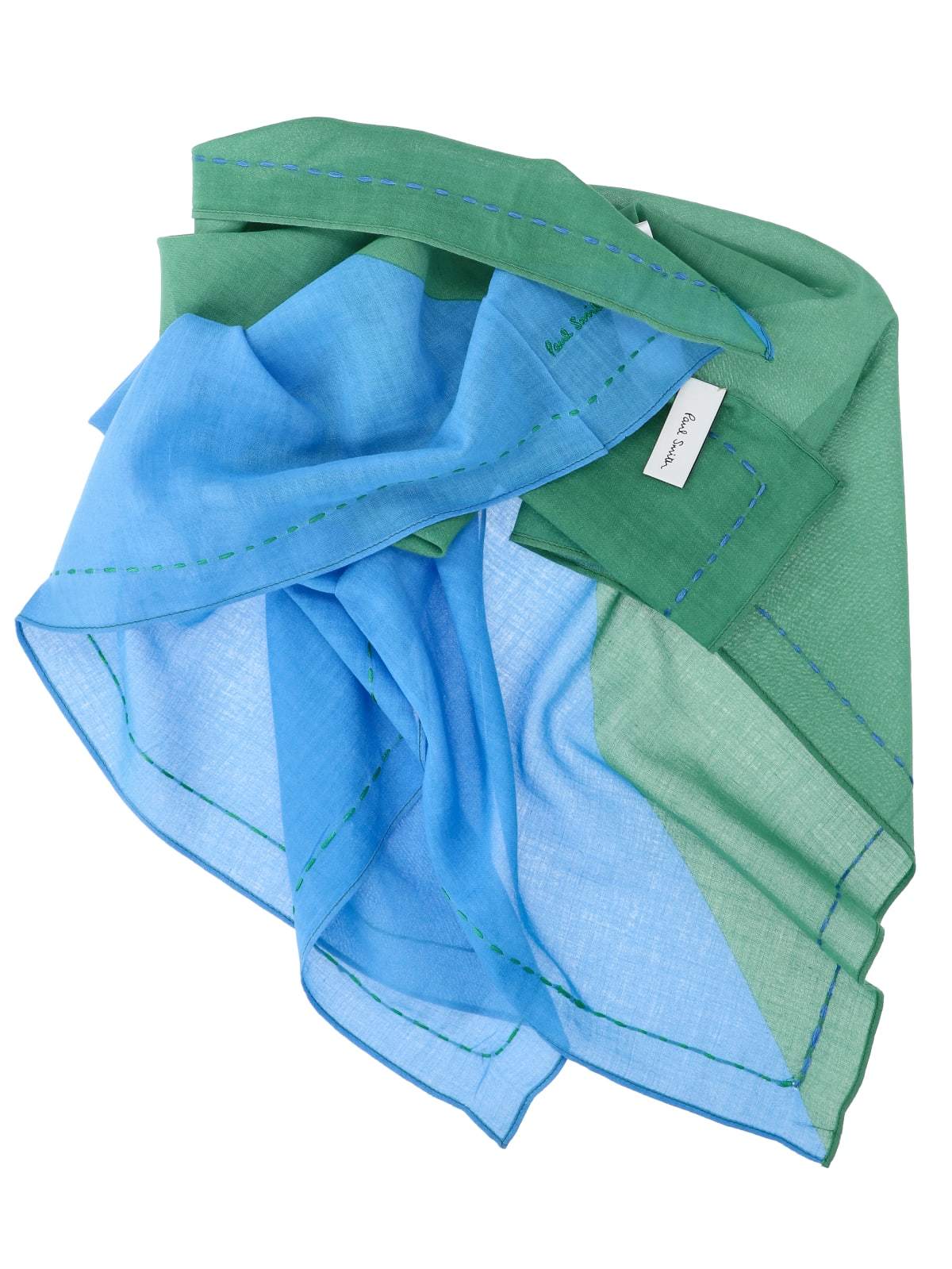 PAUL SMITH Cotton Scarf - Green - Image 3 of 3