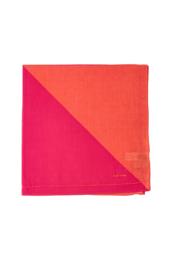 PAUL SMITH Cotton Scarf - Red