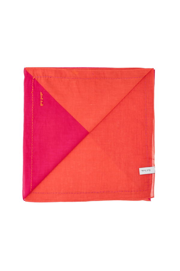 PAUL SMITH Cotton Scarf - Red